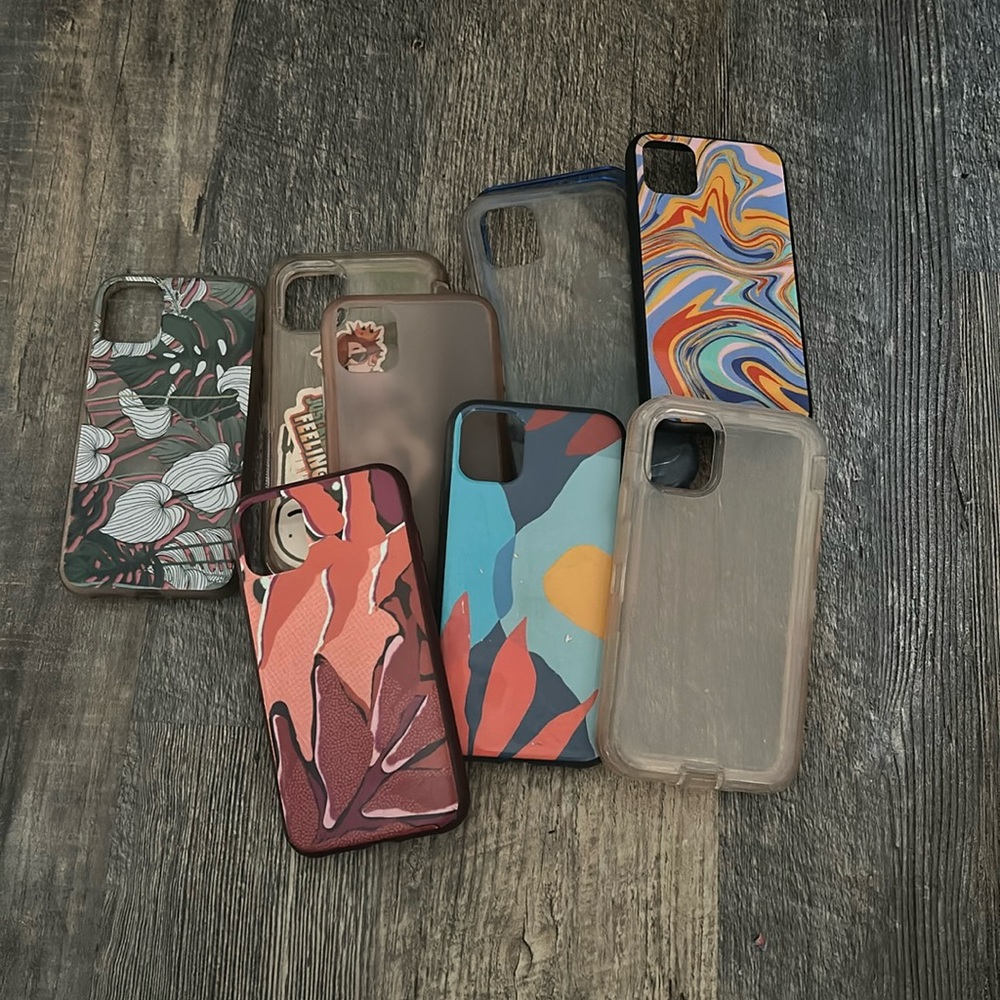 I phone 11 case bundle of 8